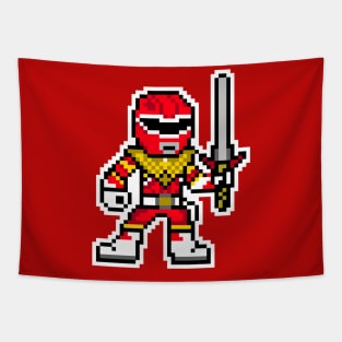 Red Dragon Pixel Tapestry