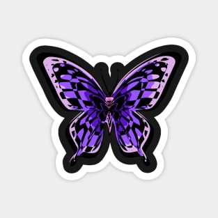 Purple Butterfly Emoji | Pink Butterfly Magnet