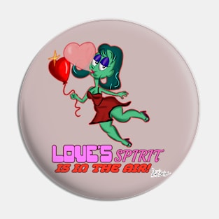 Love's Spirit is In the Air Pin