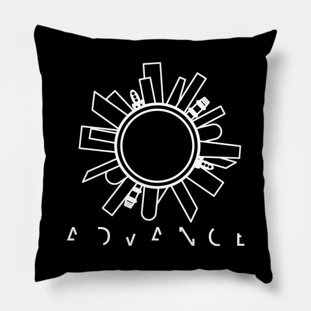 ADVANCE Pillow by NoirPineapple