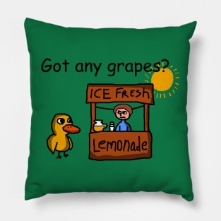 Duck song  Got Any Grapes lemonade Pillow