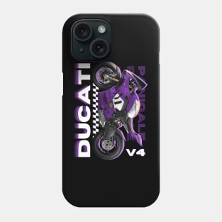Purple Ducati Panigale Phone Case