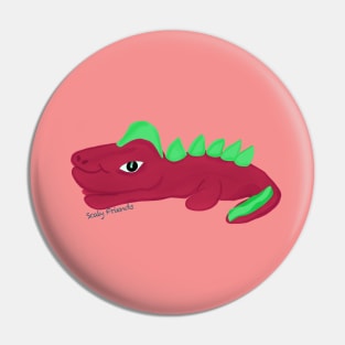 Rod the Red Dino- The Scaly Friend's Collection Artwort By TheBlinkinBean Pin