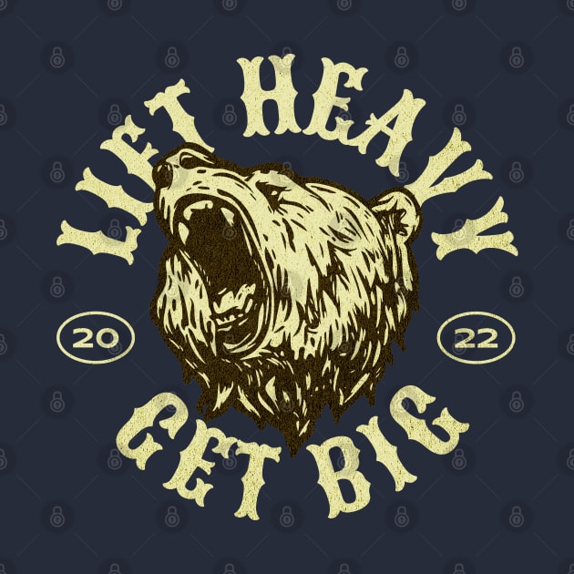 Lift Heavy Get Big Bear by RuthlessMasculinity