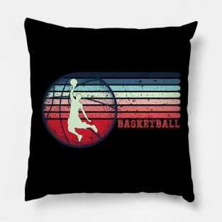 Basketball vintage Pillow