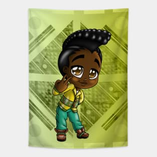 Sweet African American Boy Tapestry