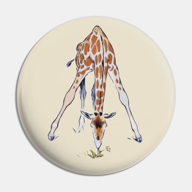 Baby Giraffe - Snack Attack Pin by The Blue Box