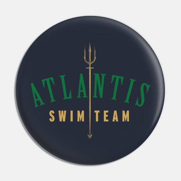 Atlantis Swim Team Pin by MindsparkCreative