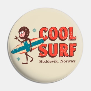 Cool surf in Norway Pin