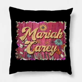 Classic Mariah Personalized Flowers Carey Proud Name Pillow