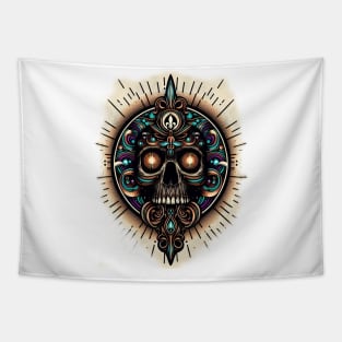 Voodoo Skull Tapestry