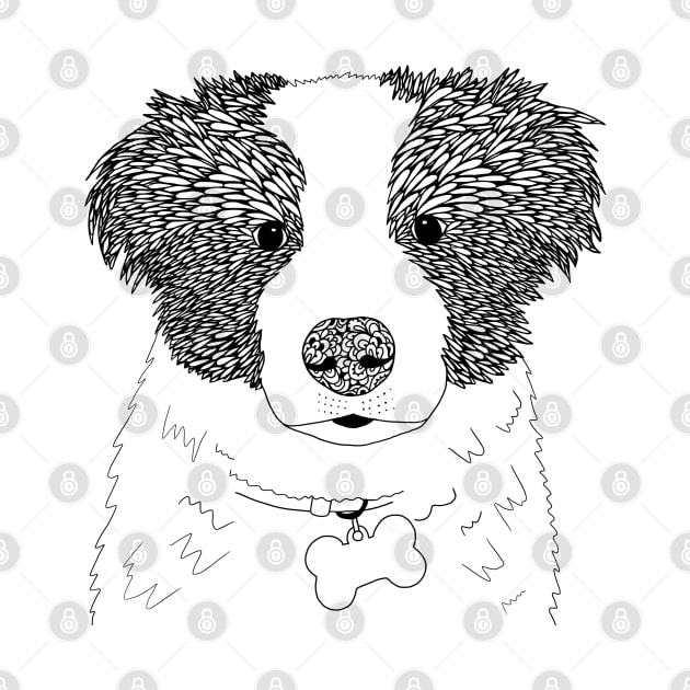 Border Collie by HayleyLaurenDesign