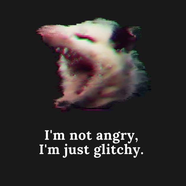 Glitchy possum by NightvisionDesign