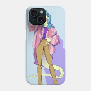 girl gargoyle Phone Case