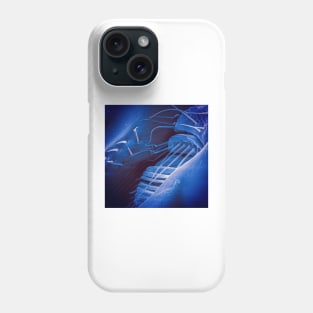 Flea head in SEM (Blue) Phone Case