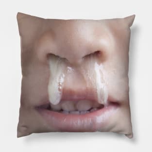 Funny Runny Nose Kid Birthday Gift Pillow