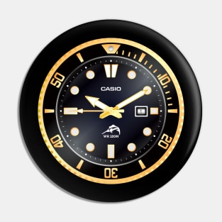 Golden Duro Casio Vector Pin