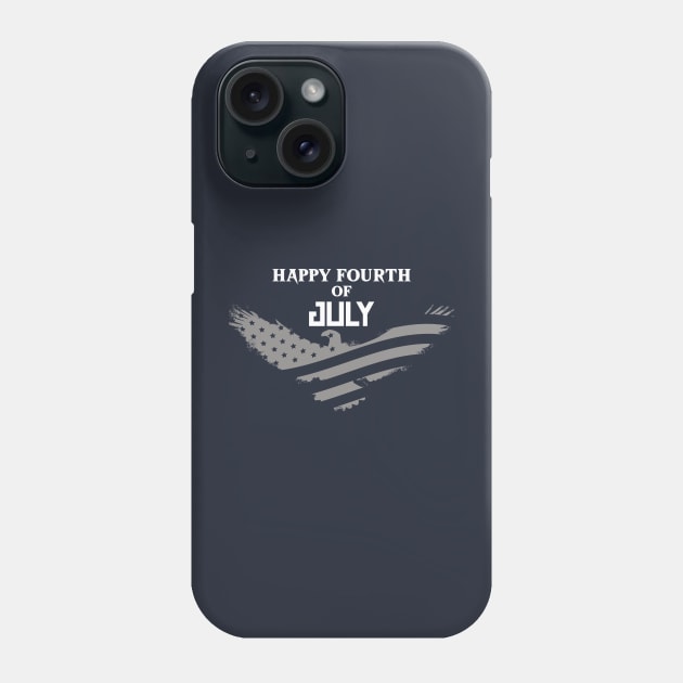 Happy Fourth of July Patriotic Phone Case by TeesByOlivia