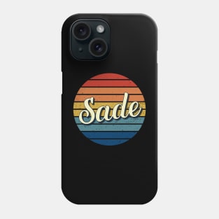 Sade Vintage Retro Circle Phone Case