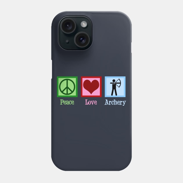 Peace Love Archery Phone Case by epiclovedesigns