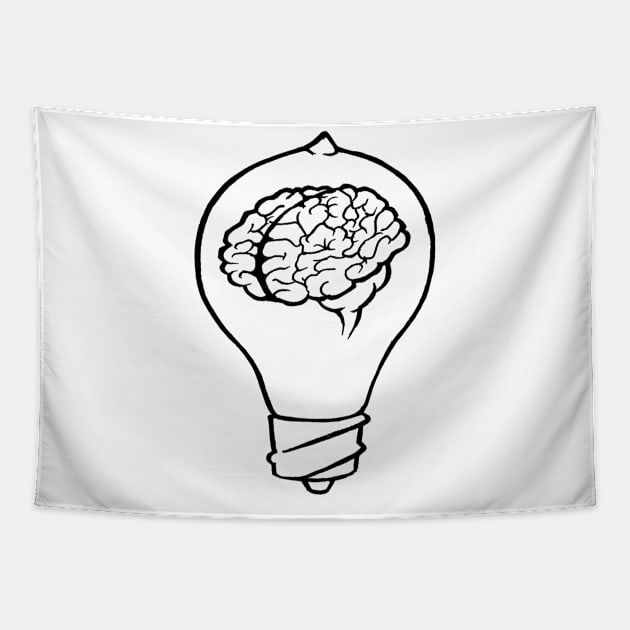 Brain-Bulb Tapestry by aStR0R0Y