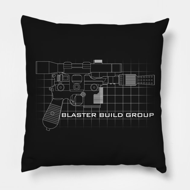 Blaster Build Group Pillow by DinoIgnacio