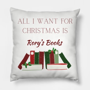 All I Want for Christmas is Rory's Books-Dark Pillow