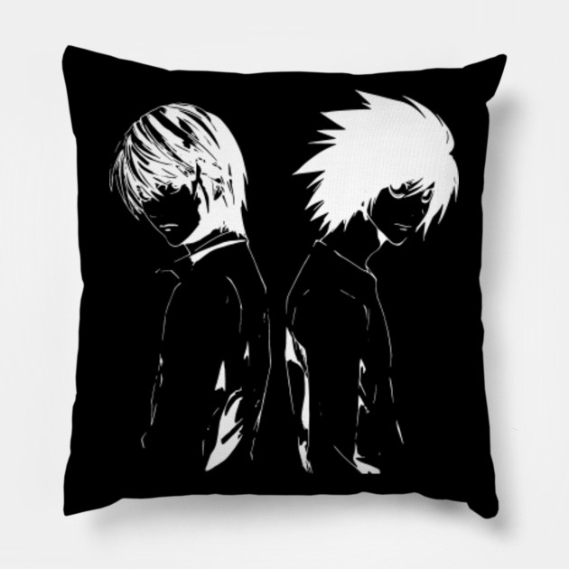 Death Note Light Yagami And L Lawliet Side White Shinigami Anime And Manga Lover
