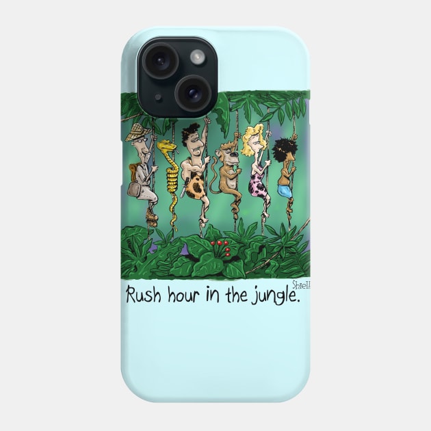 Jungle Rush Hour Phone Case by macccc8