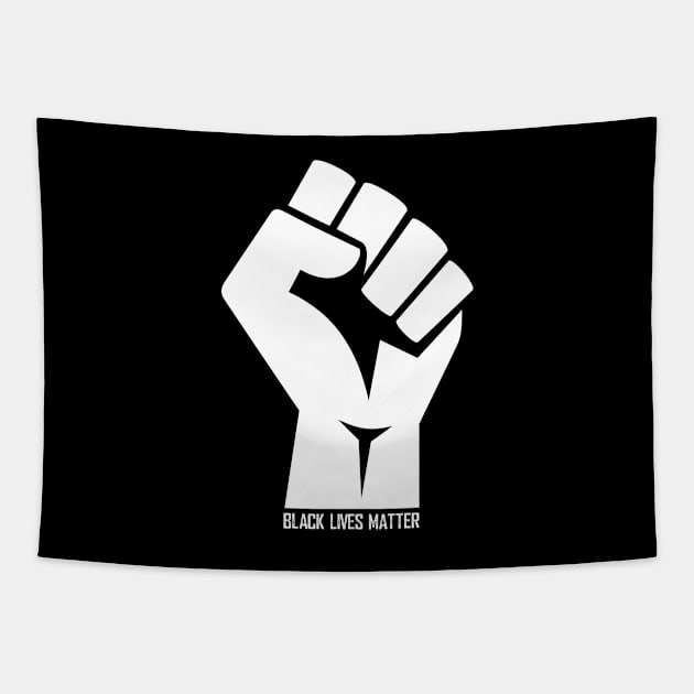 Black Lives Matter Fist Tapestry by KA Creative Design