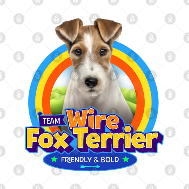 Wire Fox Terrier by Puppy & cute