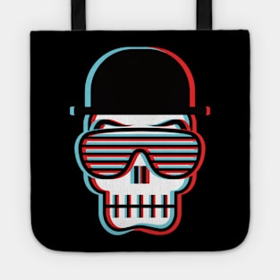 Retro Cool Skull Tote