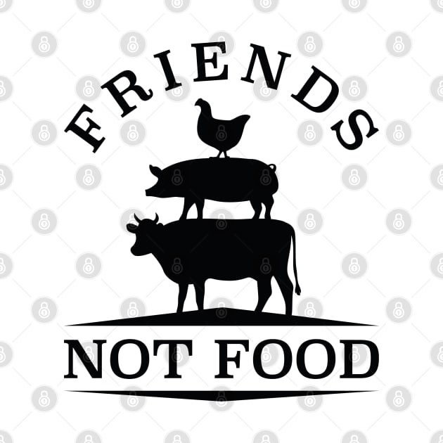 Friends Not Food by LuckyFoxDesigns