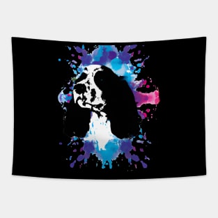 Springer Spaniel Dog Watercolor Graphic Tapestry