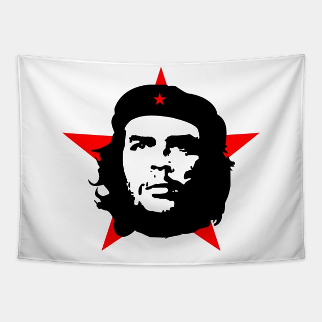 Che Guevara Rebel Cuban Guerrilla Revolution T-Shirt Tapestry by HiDearPrint