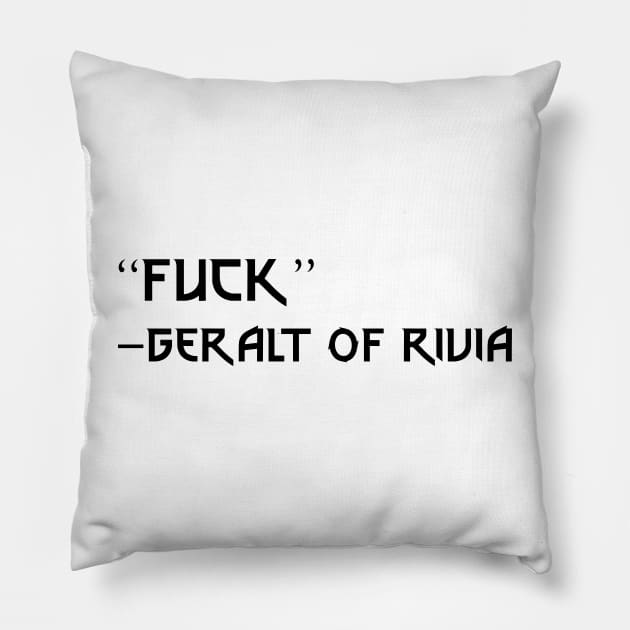 "FUCK" Pillow by We Love Gifts