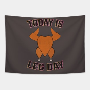 Today is Leg Day Tapestry