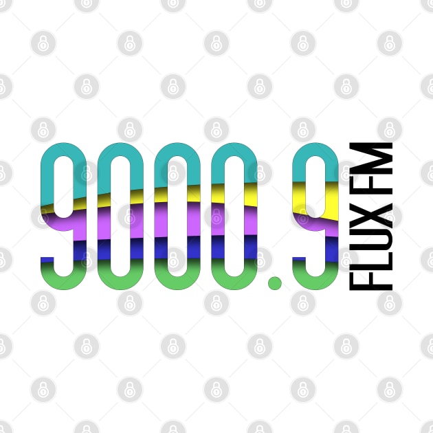 9000.9 FLUX FM Logo by lustreflux