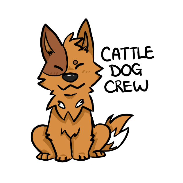 Red Cattle Dog Crew by niknikando