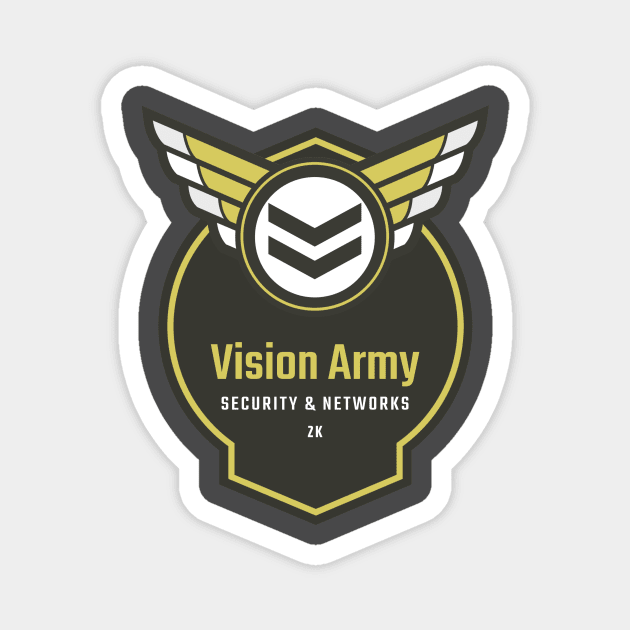 Vision Army - Security & Networks Magnet by Smart Life Cost