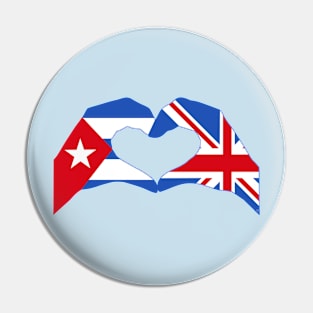 We Heart Cuba & UK Patriot Flag Series Pin