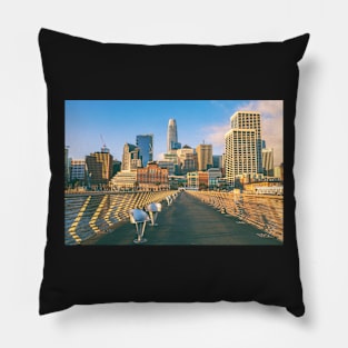 San Francisco Downtown Pillow