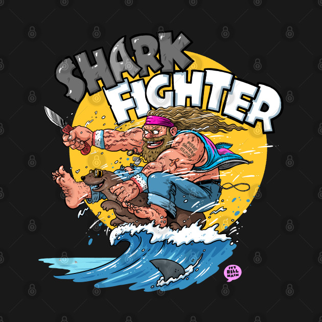 Disover Shark Fighter! - Aquabats - T-Shirt