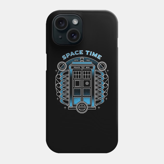 The Blue Phone Box Remix Phone Case by logozaste