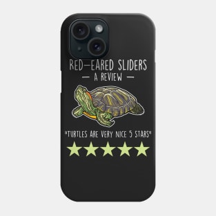 Red-Eared Slider Turtle Review Phone Case