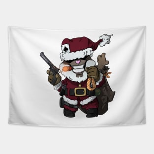 Father Christmas Teddy Tapestry