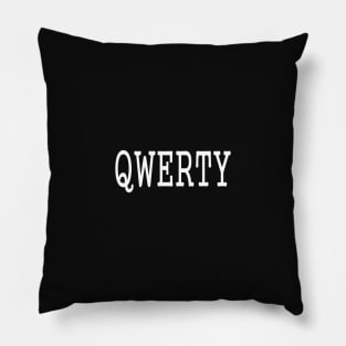 funny slogan qwerty abbreviation quotes Pillow