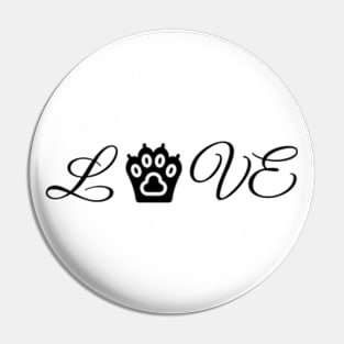 Cat paw love Pin