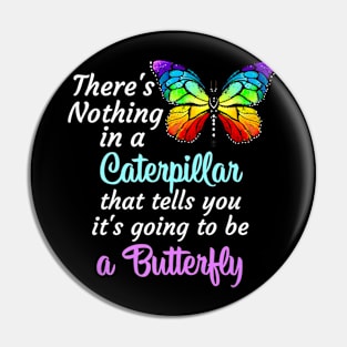 Caterpillar Butterfly Pin