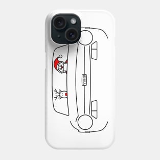 Triumph TR6 classic British sports car Christmas special edition Phone Case